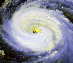 Photo of hurricane Fran - 1999